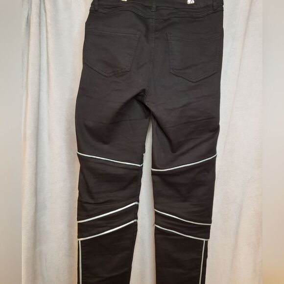 Jazz, Tap Hip hop Dance Costum Medium Adult, Silver, Black - Picture 9 of 16